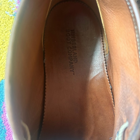 Brown suede boots by Timberland. Men’s size 11.